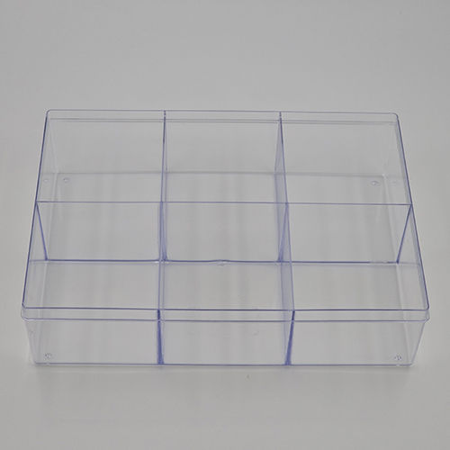 Cp 6 Pt Medium Partition Container - Color: Transparent