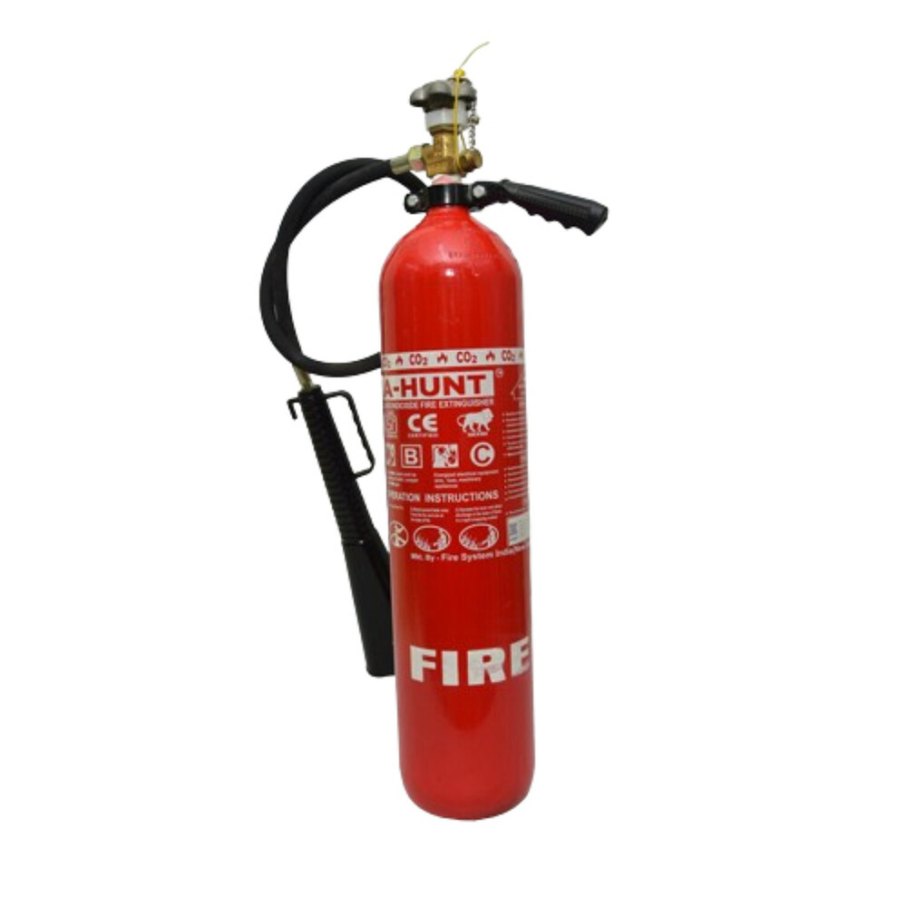 Water Fire Extinguisher - MS Material, Red Color | Safety Usage with Warranty