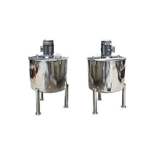 Agitator Mixing Tank - Color: Silver