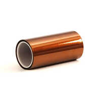 Polyimide Kapton Adhesive Tape - High-quality Polyimide, 10-20 Meters Length, Brown Color | Single-sided Adhesive, Excellent Heat Resistance