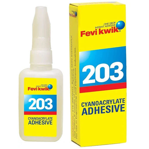 Fevikwik 203 Cyanoacrylate Adhesive - Color: Yellow