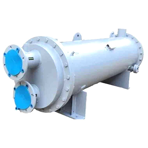 Shell And Tube Condenser - Metal Material, Different Sizes, Grey Color | Electric Powered, 220-440 Volt, Industrial Use, Warranty Included