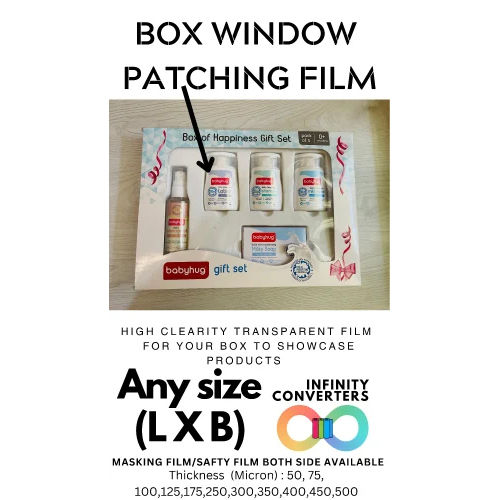 Transparent Window Patching Film - Color: Multicolor