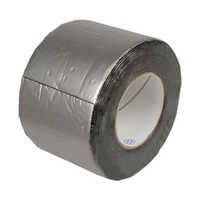 Bitumen Flashing Tape - Pvc Material, Width Over 100 Mm, Length 10-20 M | Black Color, Single-sided, Easy Installation, Waterproof Protection