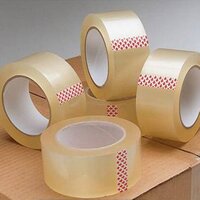 Bopp Self Adhesive Tape - Bopp Material, 10m Length, 4mm Thickness | Self-adhesive, White Color, Ideal For Sealing Boxes & Packages