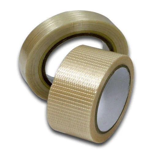 Cross Filament Tape - PVC, 10-20 Meters Length, Transparent | Waterproof, Strong Adhesive for Sealing and Reinforcing Packages