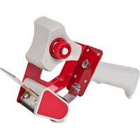 Hand Held Packaging Tape Dispenser - Durable Plastic, 2 Inch Tape Roll Compatible | Industrial Use, Lightweight Design, Warranty Included