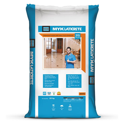 Myk 315 Premium Tile Adhesive - Application: Industrial