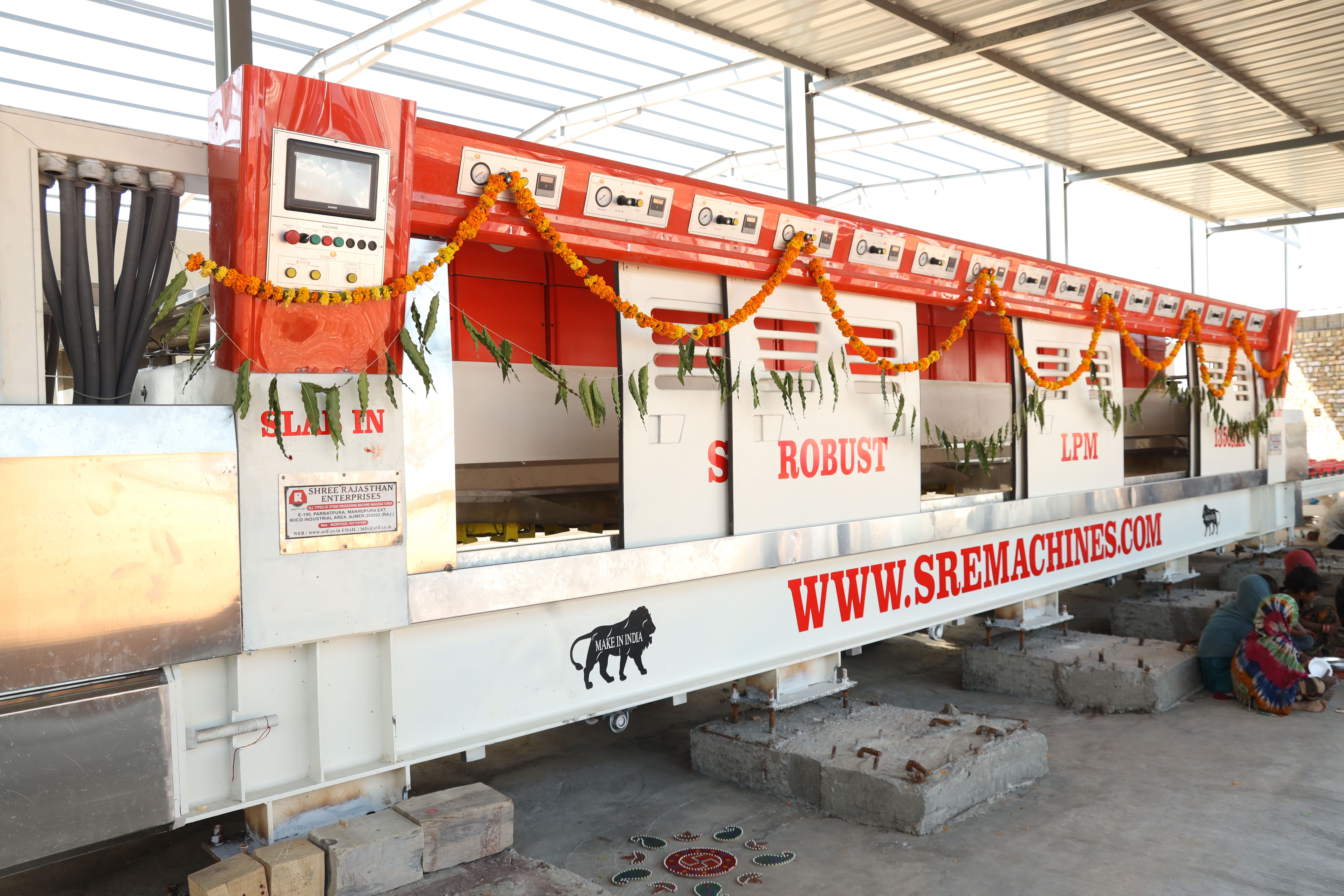 Line Polish Machine - Material: Mild Steel