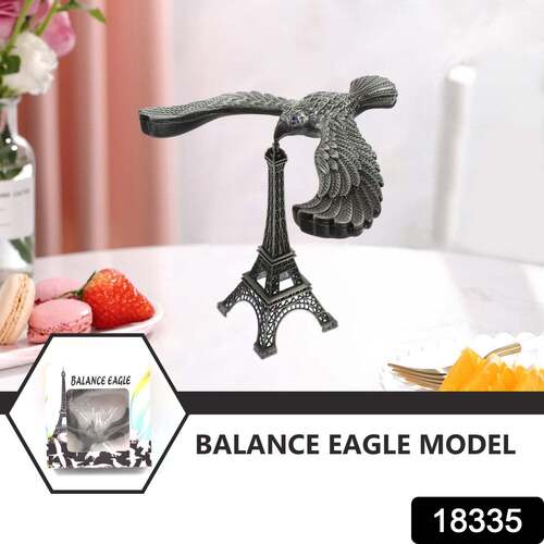 Balancing Bird Metal Eiffel Tower Statue Balance Eagle Toys
