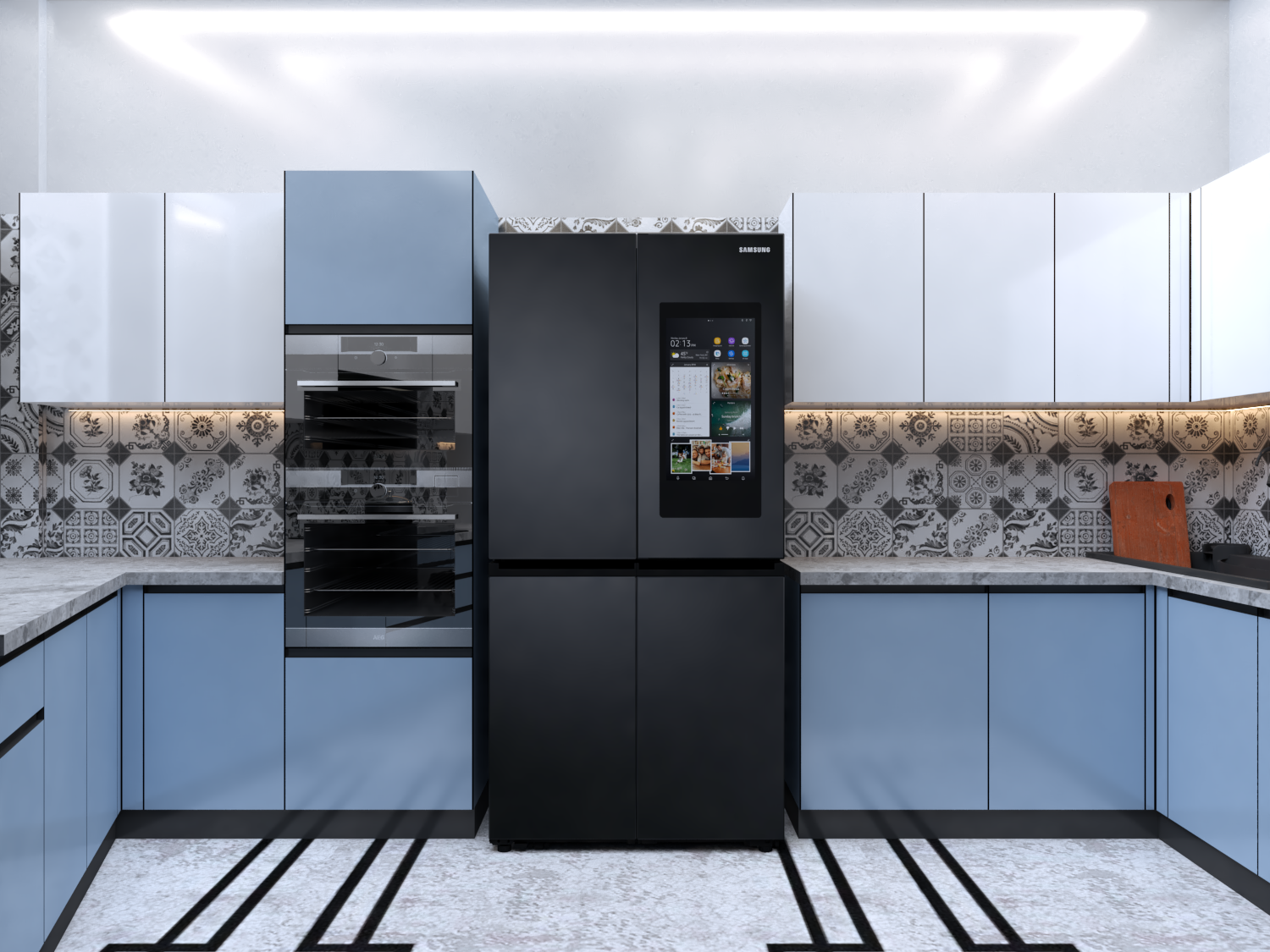 L Shaped Stainless Steel Kitchen at 29500.00 INR in Delhi | Mettas ...