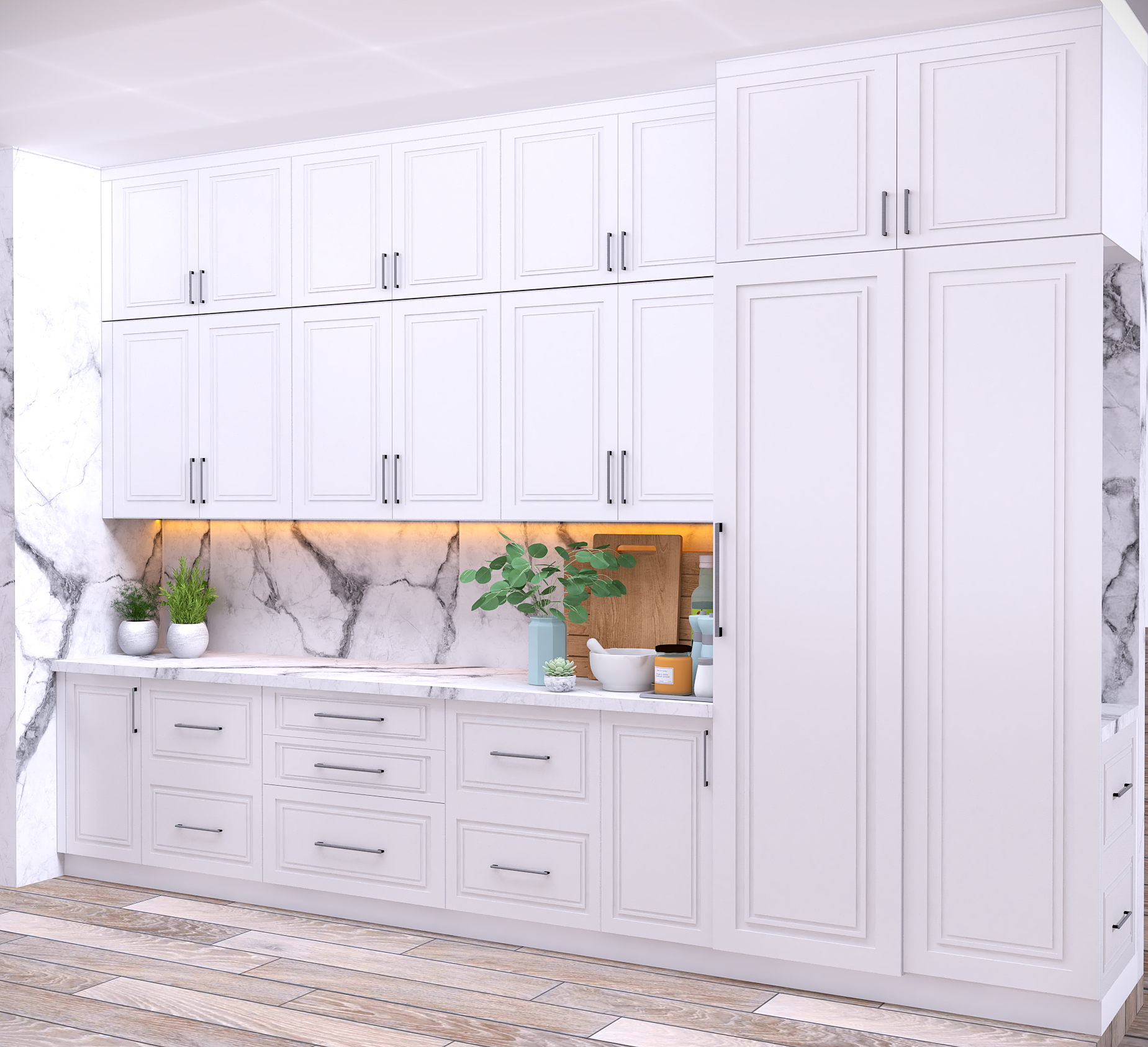 Modern Parallel Kitchen - Brand Name: Jindal Steel