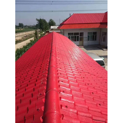 Asa Synthetic Resin Spanish Roof Tile - Pattern: Plain