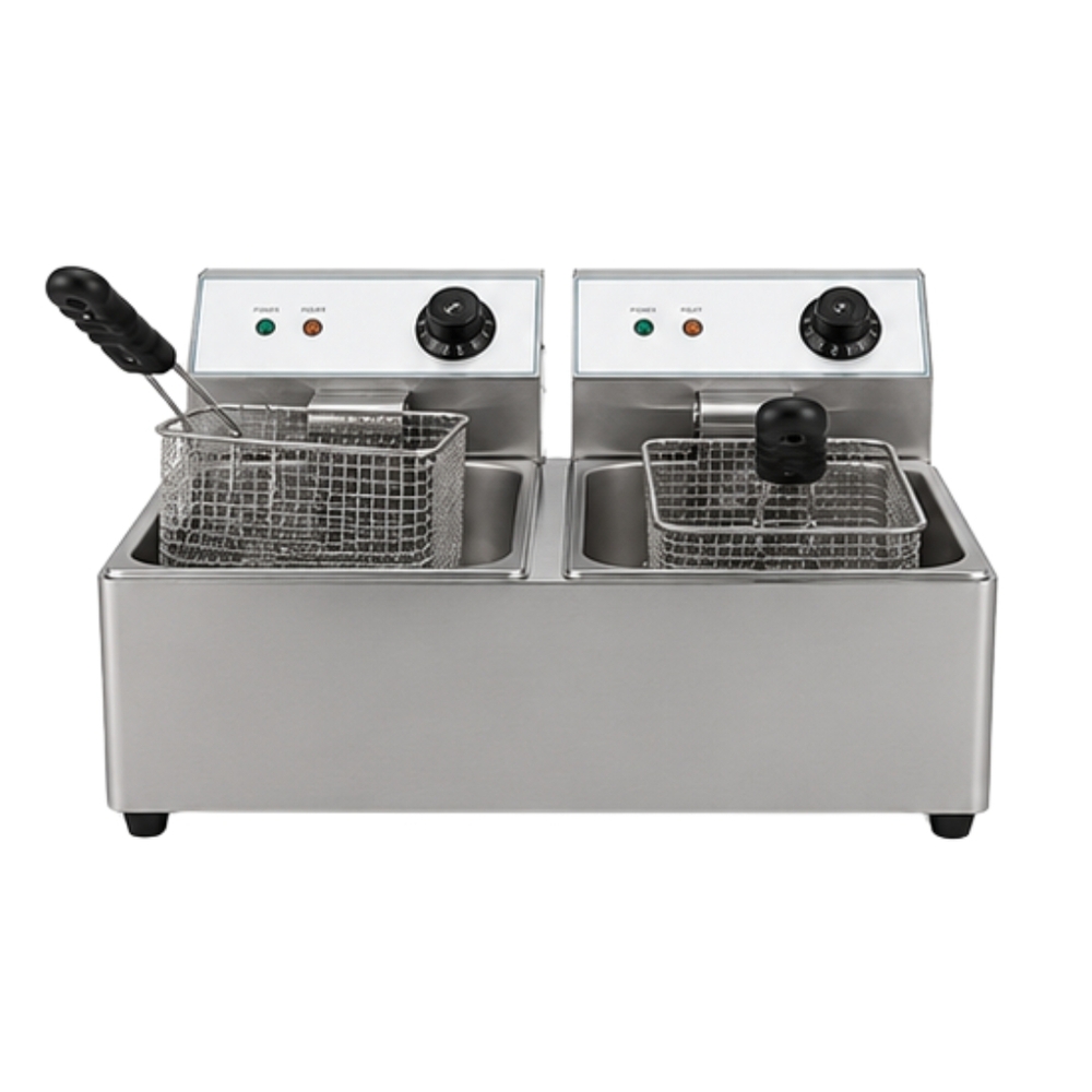 Double Deep Fat Fryer With Oven - Application: Hotels