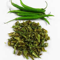 Dehydrated Green Chilli Flakes - Chopped Green Chillies Dried Using Food Dehydrators, Shelf Life Of 6 Months | Gluten-free, Medium To Hot Spice Level