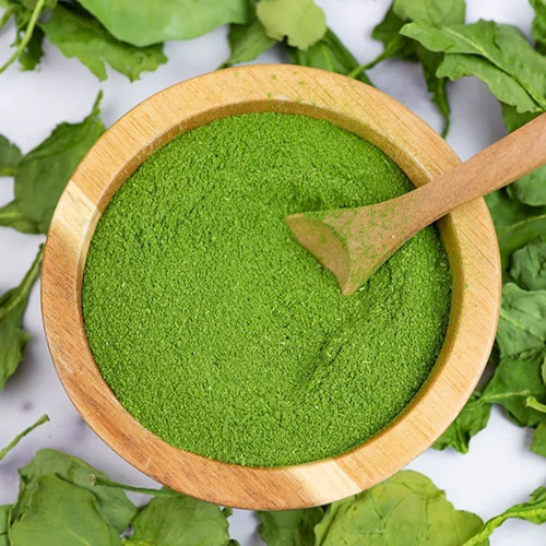 Dehydrated Spinach Powder - Color: Green