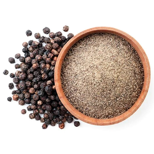 Black Pepper Powder - Raw, Fine Powder | Intense Black Color, Versatile for Marinades, Rubs, Dressings, and Sauces, Room Temperature Storage