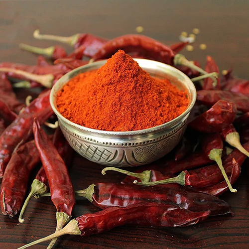 Kashmiri Red Chilli Powder - Dried Powder, 12 Months Shelf Life | Vibrant Red Color, Milder Flavor for Curries, Marinades & Snacks