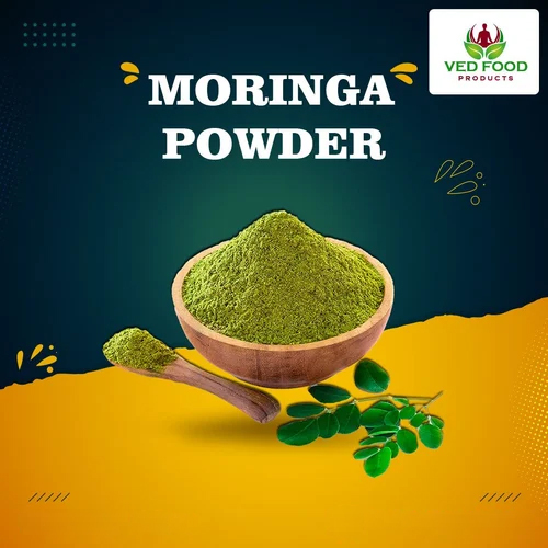 Moringa Leaves Powder - Nutrient-Rich Herbal Supplement, Fine Powder Form for Smoothies, Juices, Soups, and More