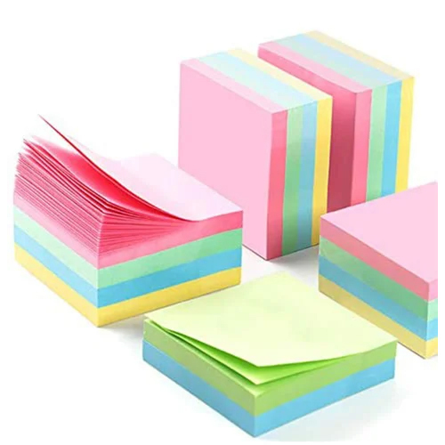 Self Stick Note Pad For Finance Companies - Material: Paper