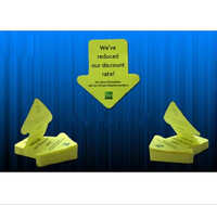 Neon Arrow Pad - Neon Paper, 3 X 4 Inches | Plain Sticky Notes For Quick Reminders & To-do Lists