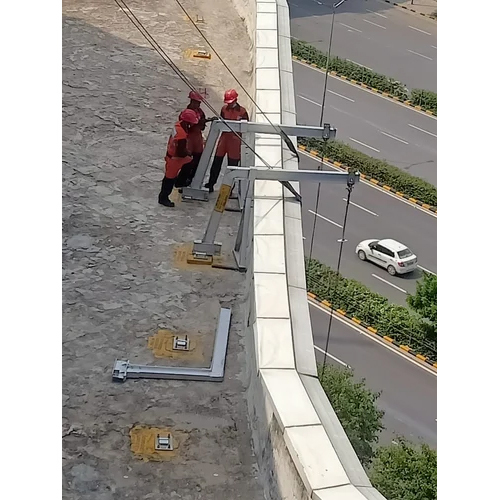 ZLP800 Alloy Aluminium Jib System - Coated Patterned Glass, Heat-Reflective Surface | Unique Curved Design, Stable Flat Structure, Versatile Industrial Applications