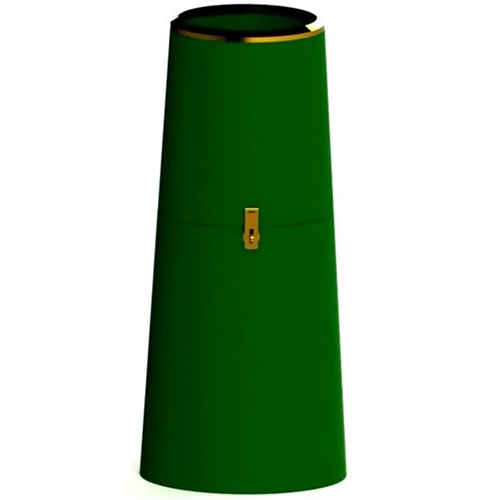 Meteorological Ordinary Rain Gauge - Plastic and Metal, 95mm to 900mm Capacity, Green Color, Semi-Automatic Operation, Ideal for Agricultural Activities