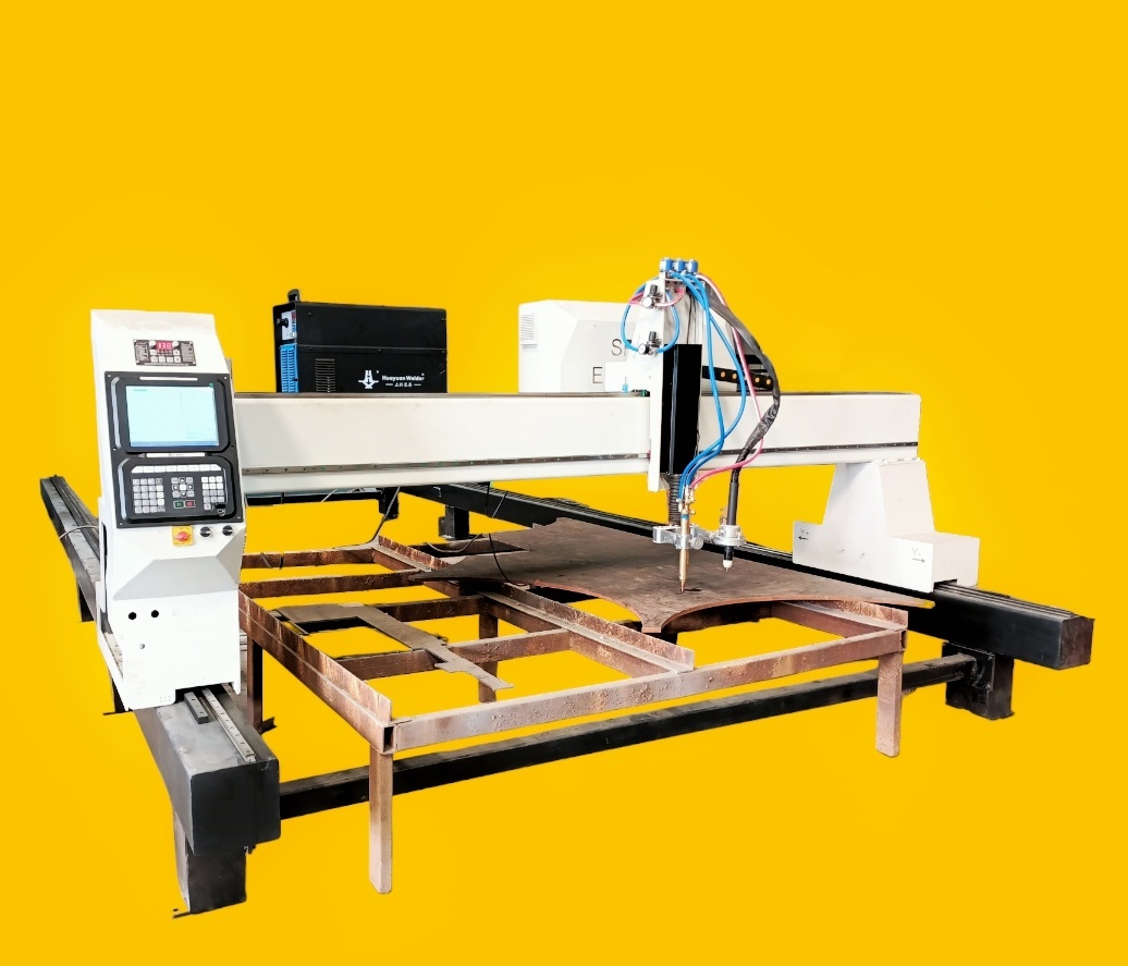 Gantry Cnc Plasma Cutting Machine - Mild Steel, Stainless Steel, Aluminum | 1500 X 3000 Mm Working Area, 0-8000 Cutting Speed, Plc Control, 1-2 Year Warranty, Automatic Operation, Customizable