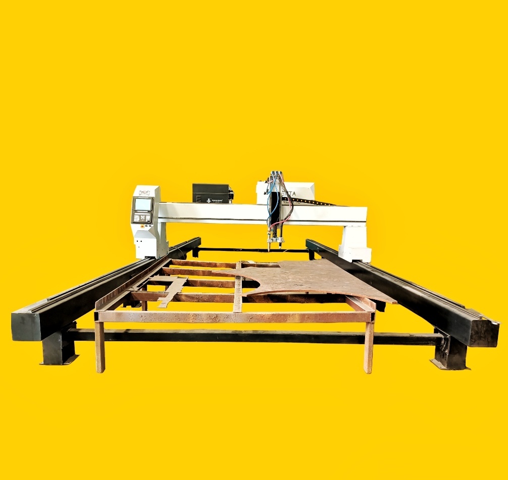 Gantry Cnc Plasma Cutting Machine - Mild Steel, Stainless Steel, Aluminum | 1500 X 3000 Mm Working Area, 0-8000 Cutting Speed, Plc Control, 1-2 Year Warranty, Automatic Operation, Customizable