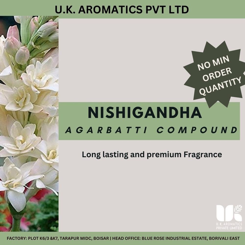 Nishigandha Fragrance for agarbatti