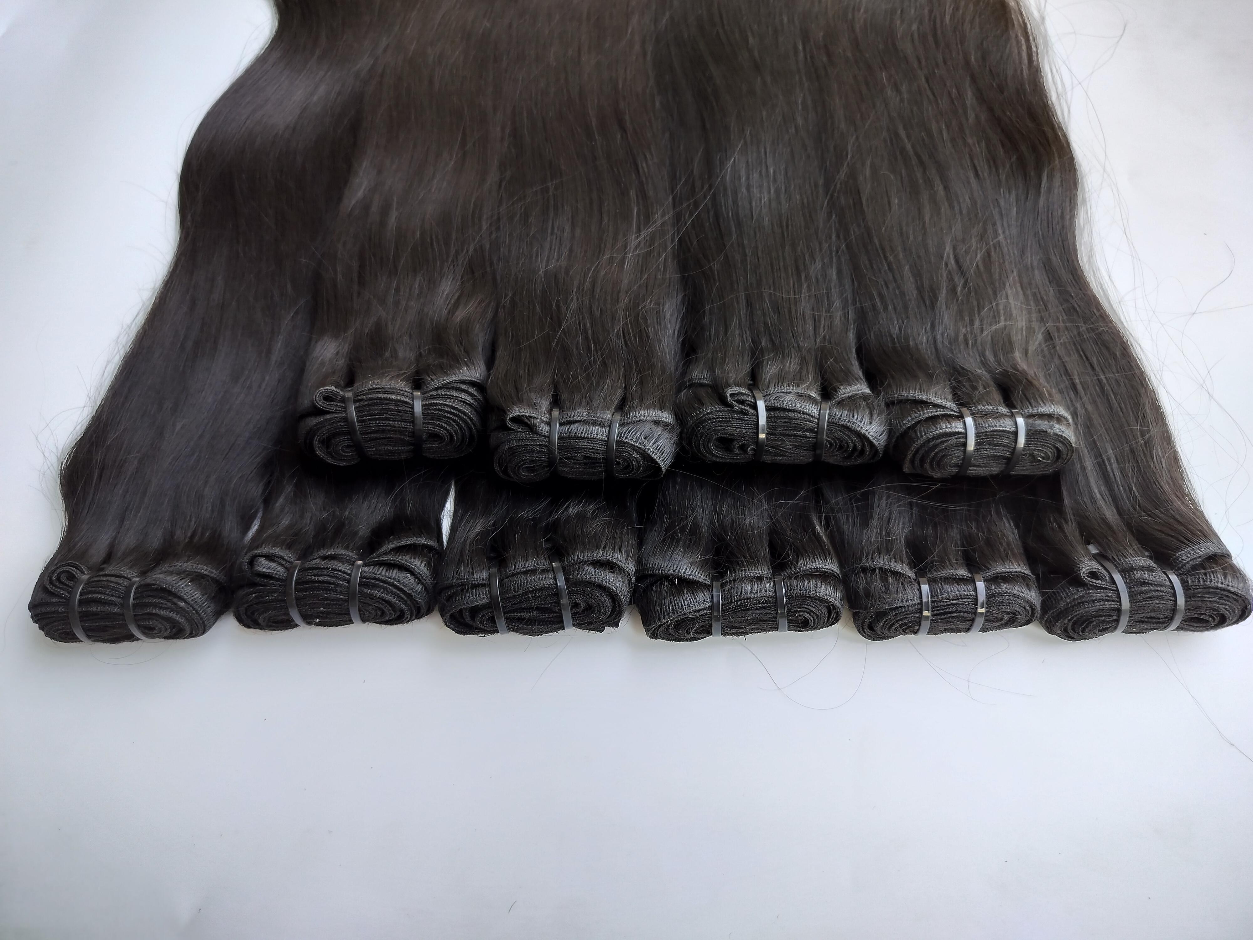 Bulk Ramy Virgin Natural straight Human Hair Bundle EXtension