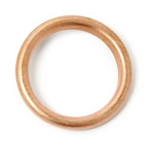 Ring Joint Copper Gasket - Color: Golden