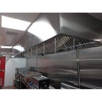 Commercial Kitchen Exhaust Single Island Hoods - Duct Diameter: Different Available Millimeter (mm)
