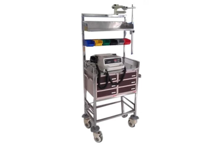 Crash Cart Trolley - Application: Hospital