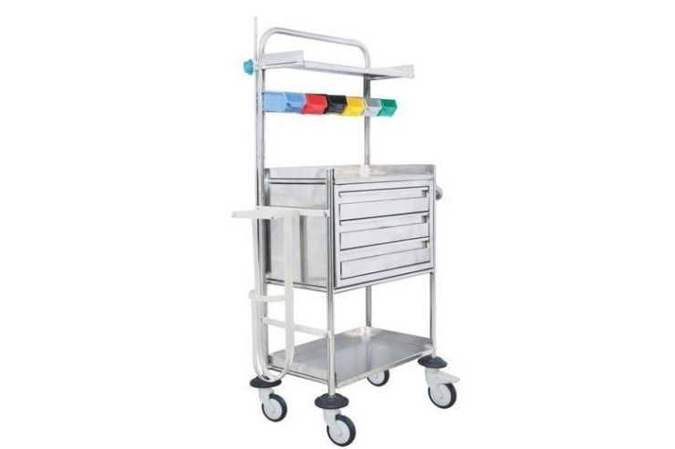 Crash Cart Trolley - Application: Hospital