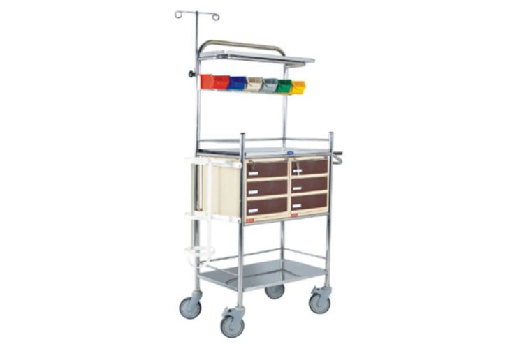 Crash Cart Trolley - Application: Hospital