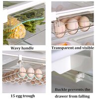 Egg Holder For Refrigerator Set Hanging Fridge Organizer Drawers