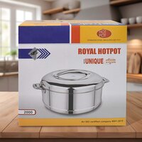 Royal Unique Hot Pot Stainless Steel Insulated Serving Casseroles