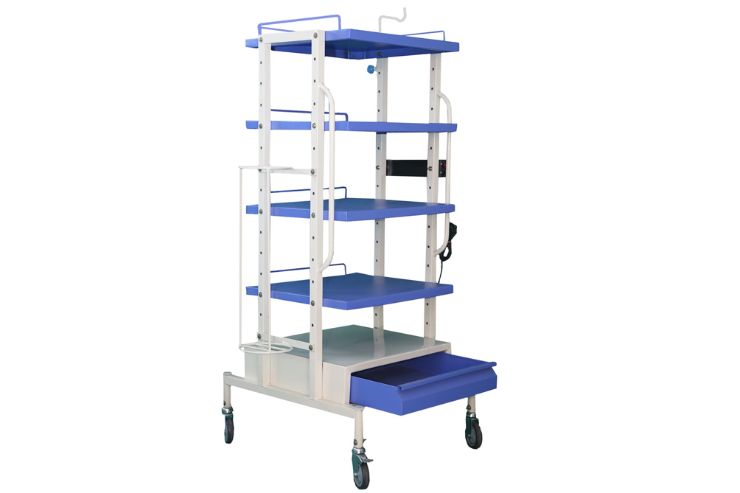 Laparoscopic / Monitor Trolley - Application: Hospitals