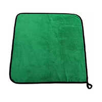 Microfiber Towel - High-quality Lint-free Material, Square Shape, Green Color | Ultra-soft, Quick-dry, Highly Water Absorbent
