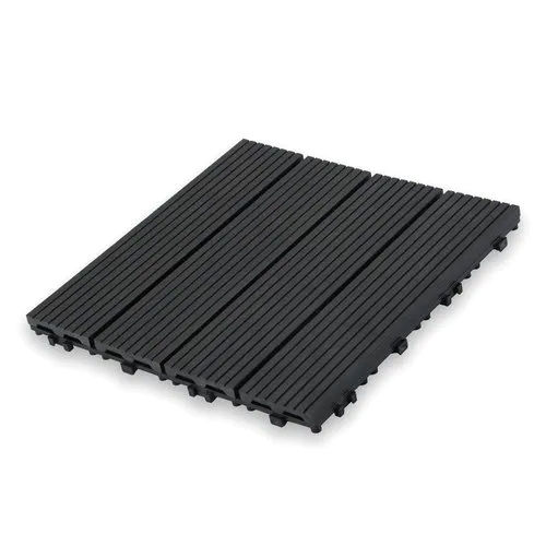 Wpc Diy Deck Tile - Color: Blacks