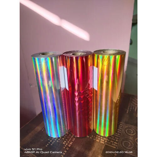 Rainbow Hot Stamping Foil - Customized Design, Multi-Color PET Material for Plastic Applications