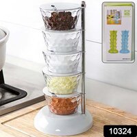 5 Section 360A  Rotating Vertical Seasoning Box Plastic Pickle Towers