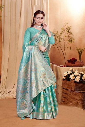 Parvati Multicolor Rapier Silk Saree -25920