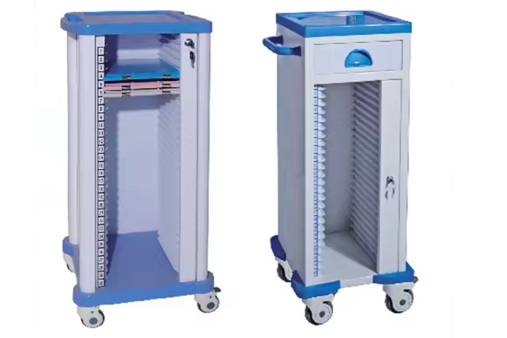 Case History Trolley (Single & Double) - Application: Hospitals