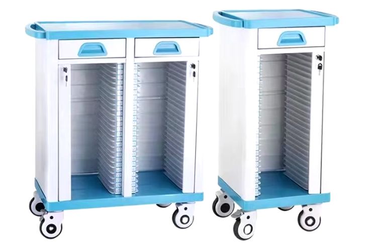 Case History Trolley (Single & Double) - Application: Hospitals