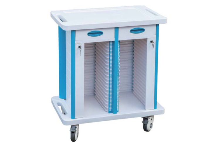 Case History Trolley (Single & Double) - Application: Hospitals