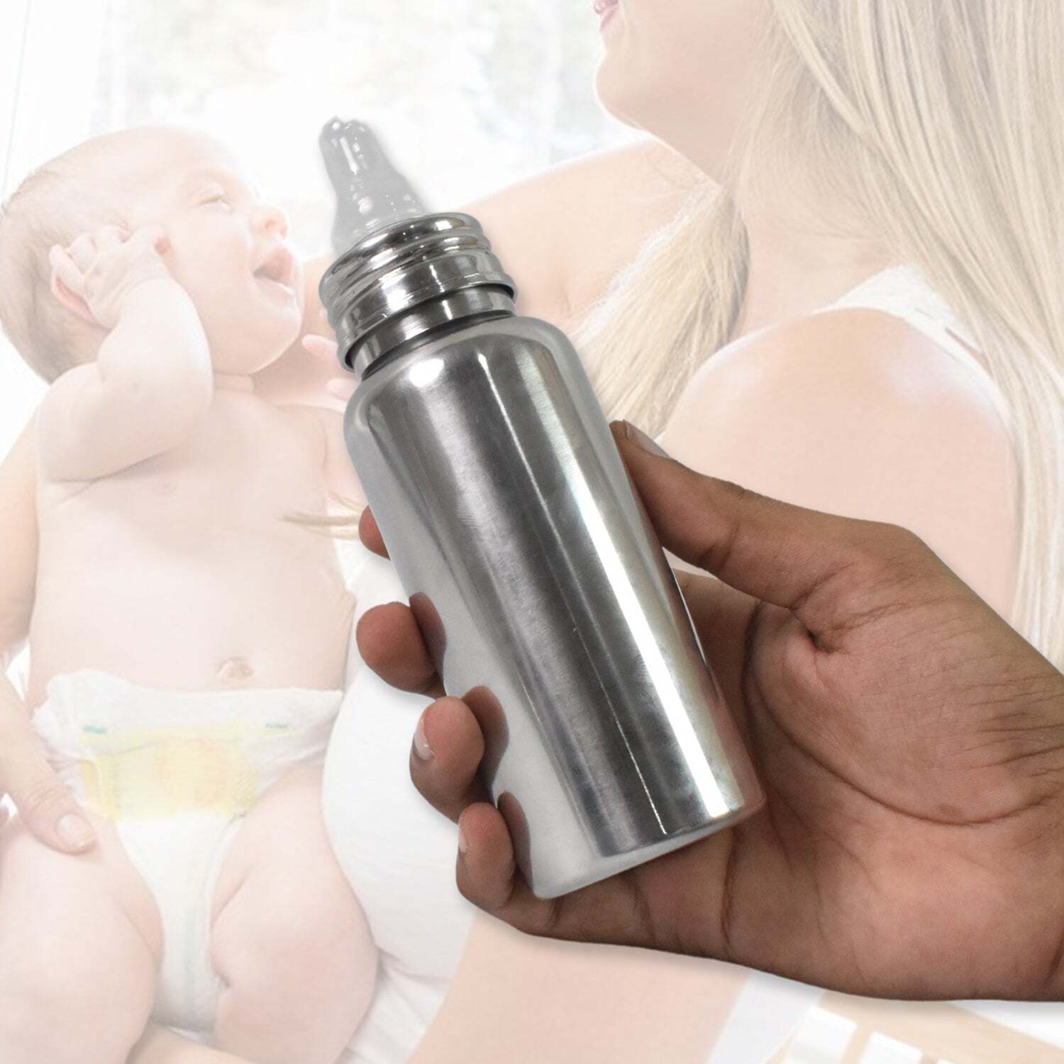 Stainless Steel Baby Feeding Bottle, Milk Feedings