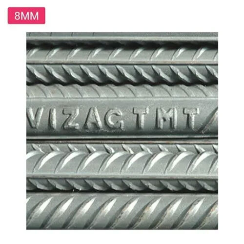 8 MM Vizag TMT Bars