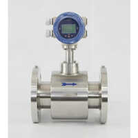 Electromagnetic Flow Meter With Telemetry System - Brass, Standard Size, Silver Color | Digital Display, Rs485 Modbus Connectivity, Flow Range Based On Requirement, +/- 0.5% Accuracy